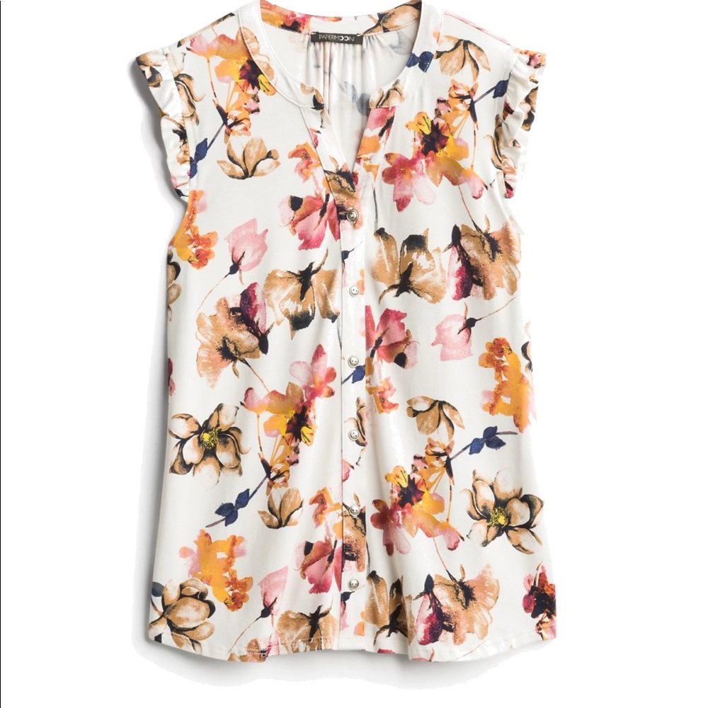 🔥New! ruffle detail blouse